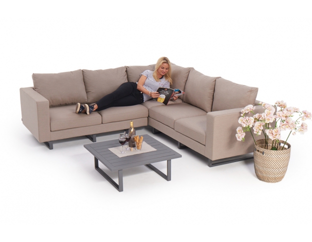 allwetter ecklounge yamdena sandbraun