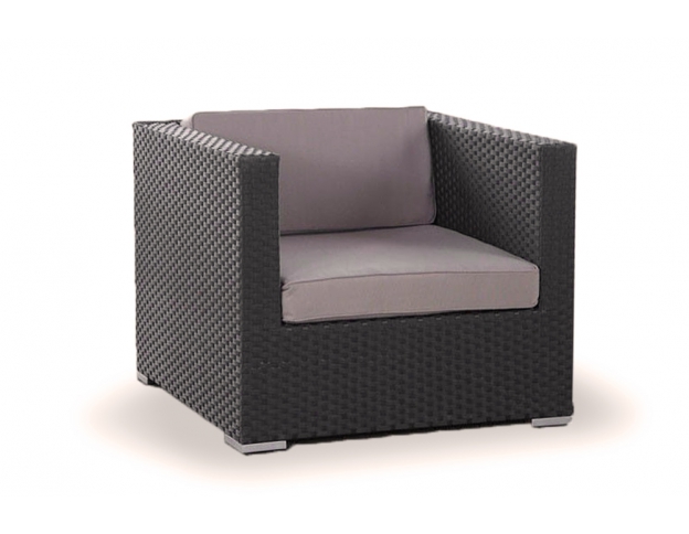 Rattan Lounge Sessel Panama brown