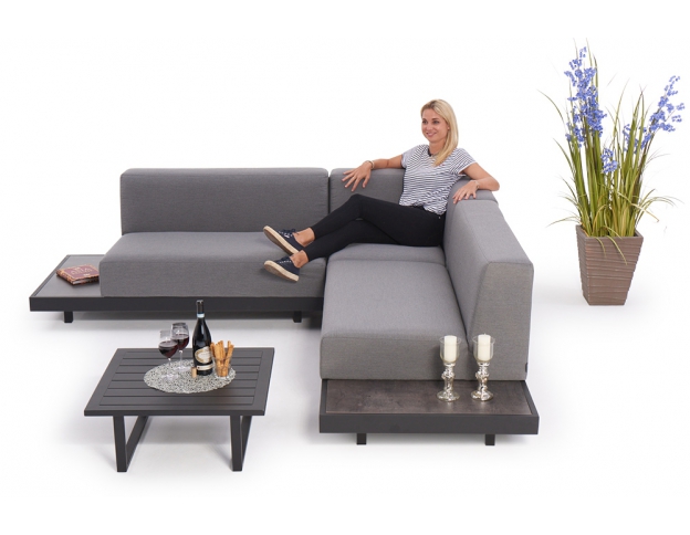 gartenmöbel ecklounge Mantra grau