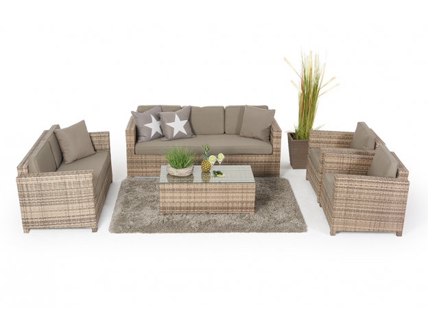 gartenset momok natural rattan lounge