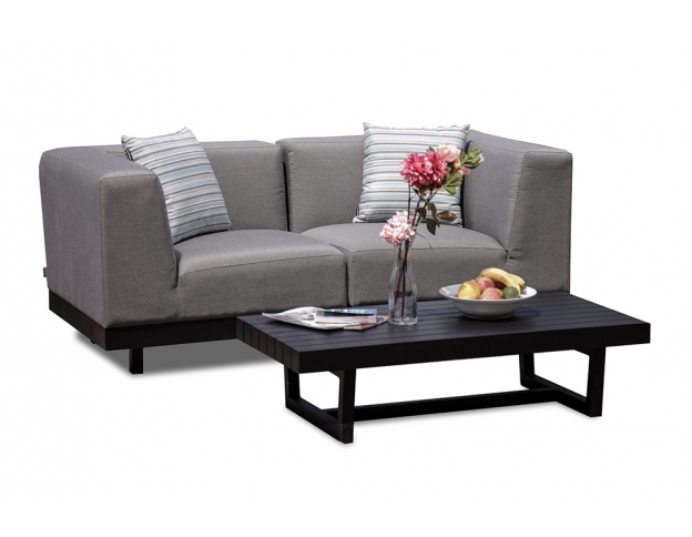 Gartensofa Saria grau