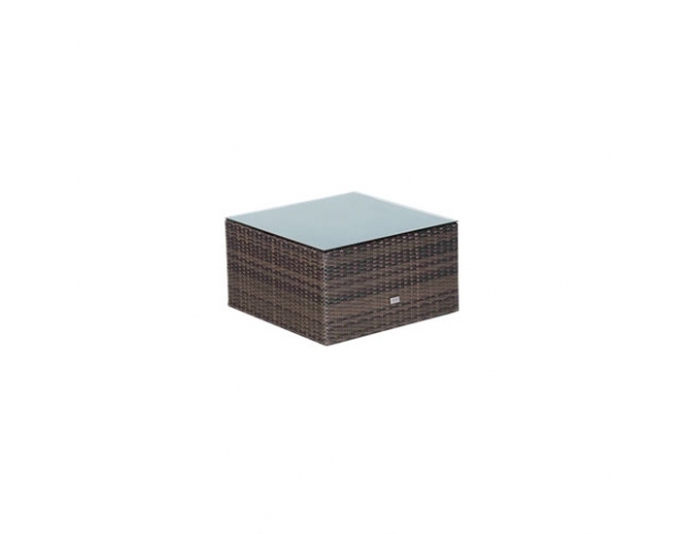 Glasplatte für Rattan Hocker der Bahia Lounge