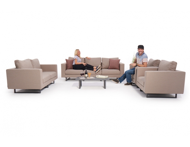 grosse outdoor lounge carpe diem sandbraun wetterfest
