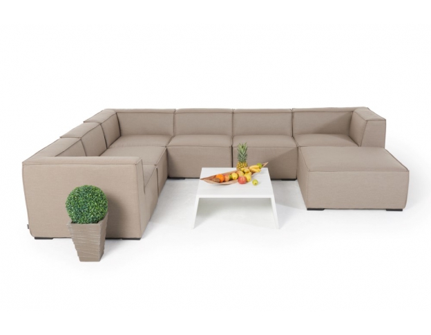 lounge für den garten cosima gartenmöbel sandbraun