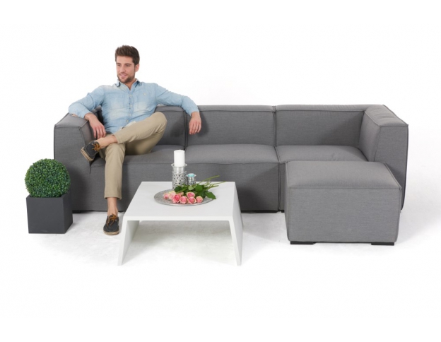 lounge für draussen outdoor stoff sunbrella fabric xavier grau