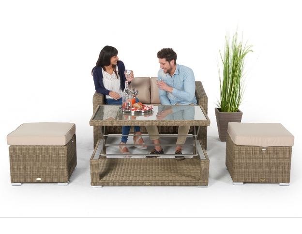 lounge malia 2-4 sitzplätze loungesofa natural