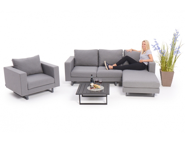 outdoor lounge atlantis mit tisch und sessel