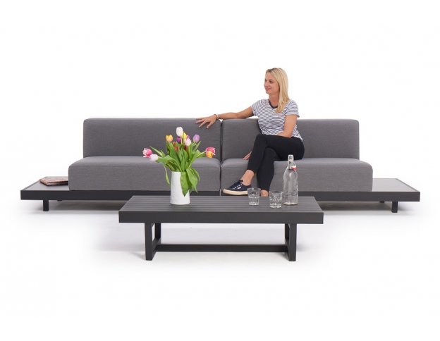 outdoor loungesofa 4er chandra grau