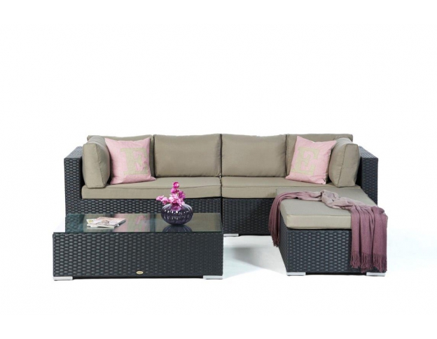 Polsterbezug für Rattan Lounge Padova sand brown