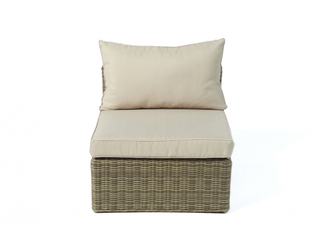 Good Times Rattan Lounge Mittelteil natural round