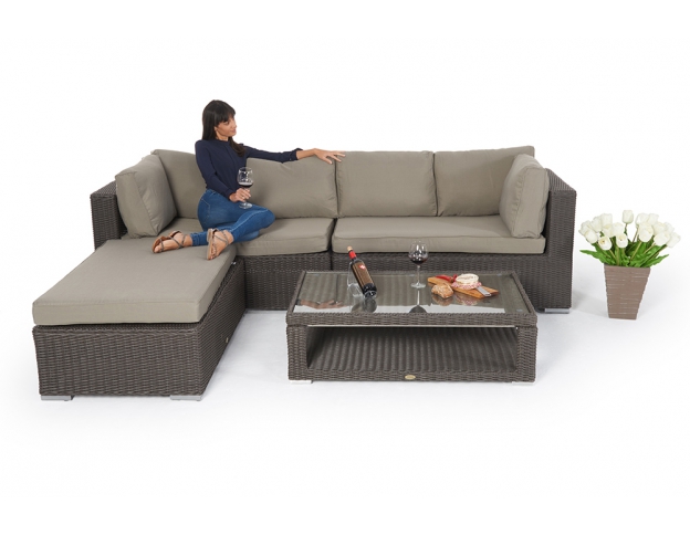 rattan gartenmöbel caprio tisch unten