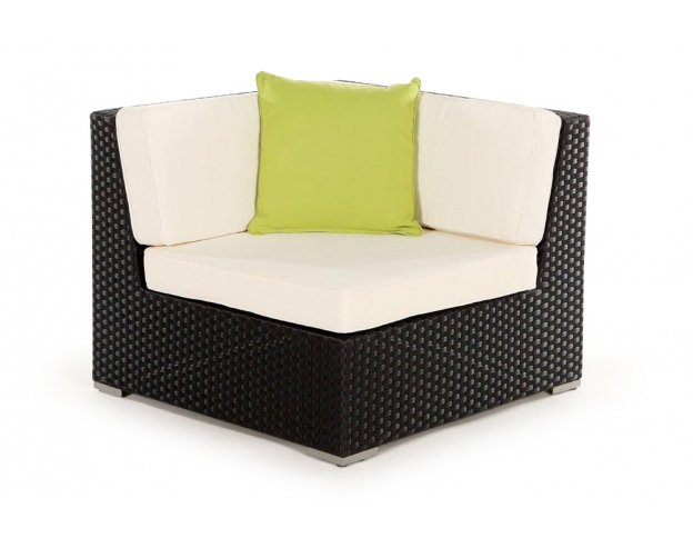 Rattan Lounge: Zierkissen green