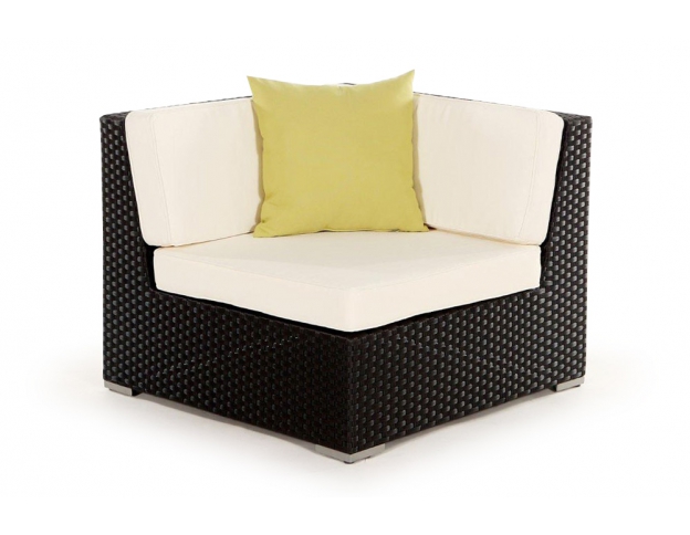 Rattan Lounge: Zierkissen lime