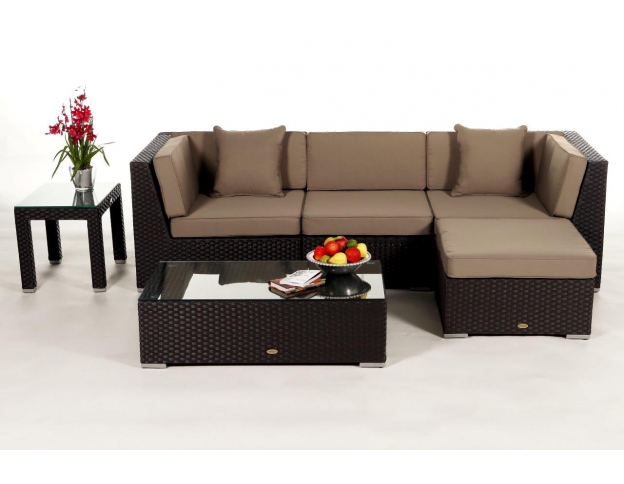 Rattan Lounge San Miguelito: Überzug Sandbraun