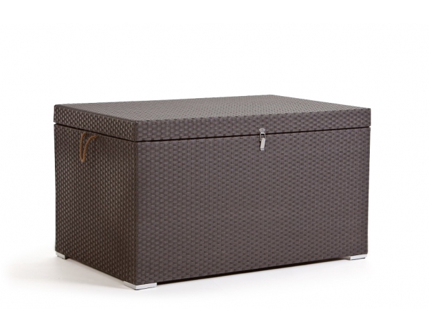Rattanmöbel Kissentruhe big brwon