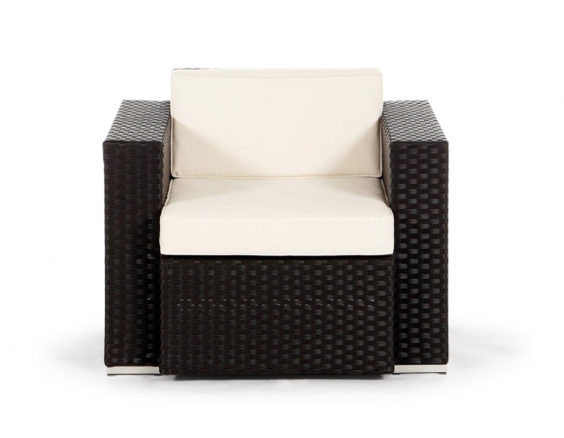 Rattan Lounge Sessel Casablanca brown
