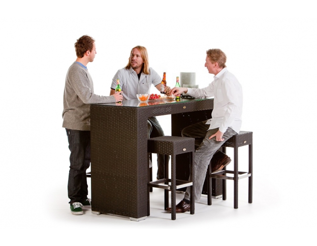 Rattan Bar Comodo brown