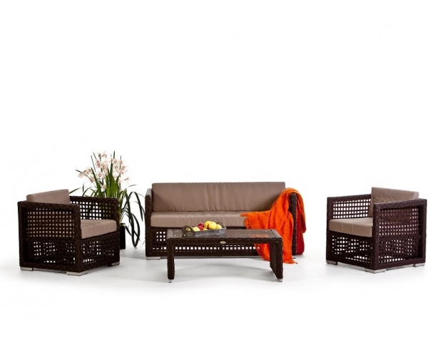 Rattan Lounge Ecuador brown