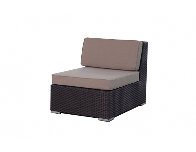 Mittelteil Panama Rattan Lounge braun