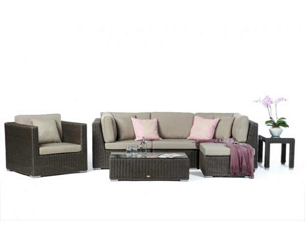 Rattan Gartenmöbel: Marrakesch Special Lounge braun