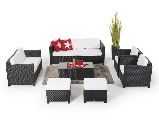 rattanmoebel momoko lounge special schwarz