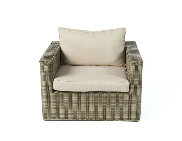 Rattan Lounge Sessel Good Times natural round