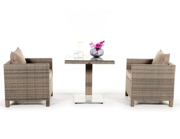 Rattan Tisch Set Cefilo sandstorm
