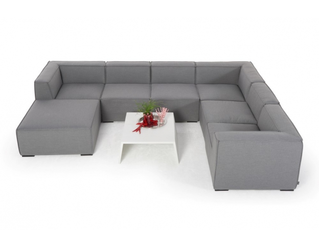 sunbrella stoff grosse garten lounge cosima grau