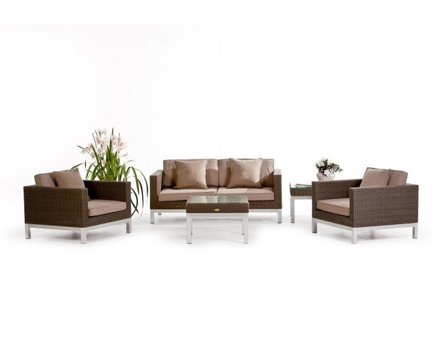 Überzug sandbraun für Baires Rattanmöbel