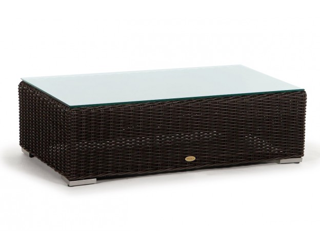 Glasplatte für Bank der Bahama Rattan Gartenlounge
