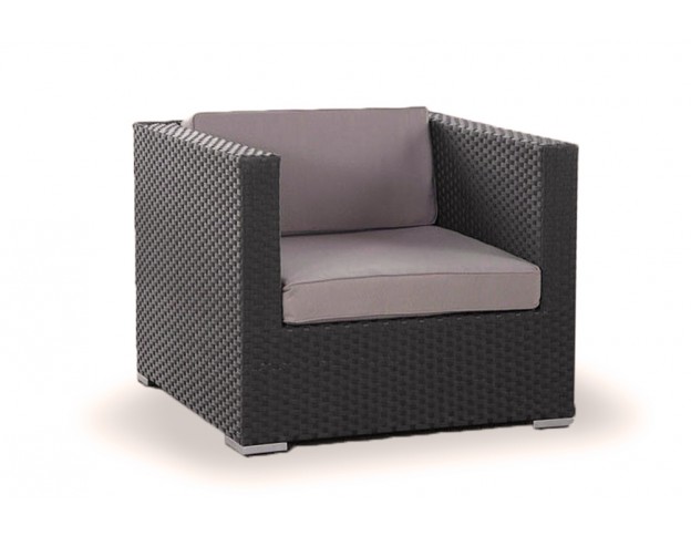 Rattan Lounge Sessel Panama brown