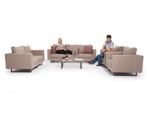 grosse outdoor lounge carpe diem sandbraun wetterfest