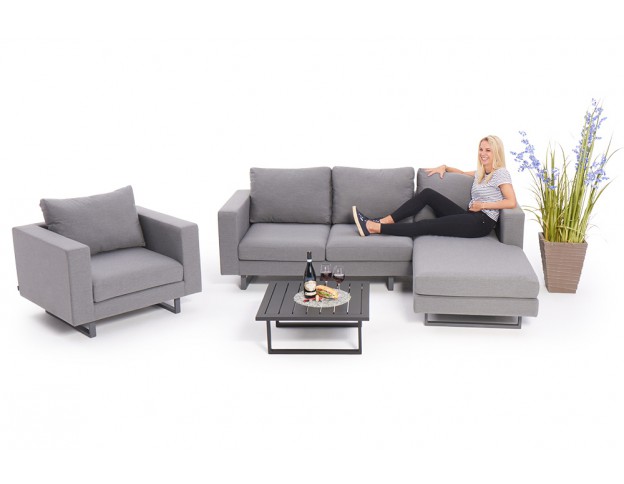 outdoor lounge atlantis mit tisch und sessel