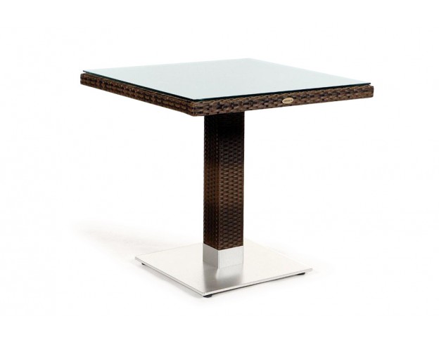 Rattan Lounge Tisch Gaia mixed brown