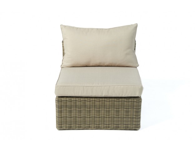 Good Times Rattan Lounge Mittelteil natural round