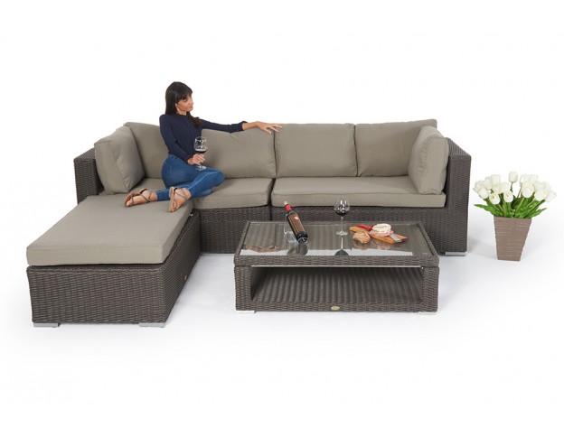 rattan gartenmöbel caprio tisch unten