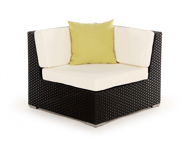 Rattan Lounge: Zierkissen lime