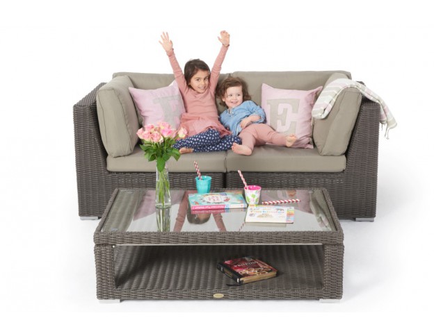 Rattan Lounge Outdoor Louise braun Gartenmöbel