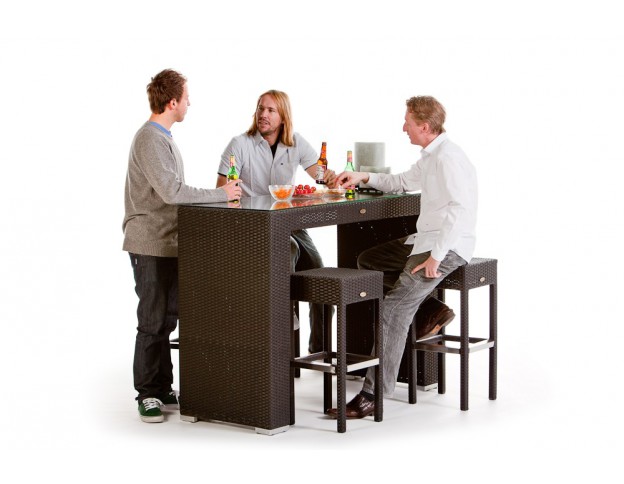 Rattan Bar Comodo brown