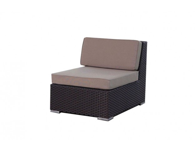 Mittelteil Panama Rattan Lounge braun