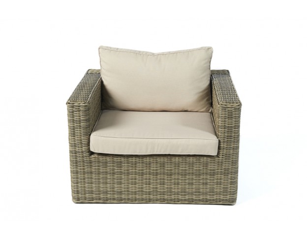 Rattan Lounge Sessel Good Times natural round
