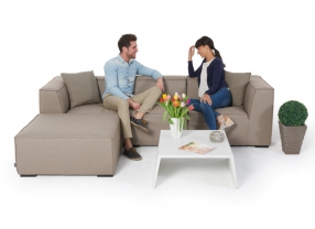 loungemoebel sunbrella material mira gartenmoebel sandbraun