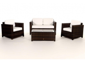 Rattan Lounge Summertime braun
