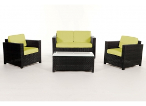 Polsterbezug für Rattan Lounge Summertime green