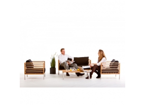 Holz Lounge Gartenmöbel Sitzgruppe Park