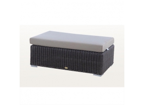 Rattan Lounge Allegra mit Überzug Sandbraun