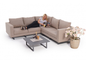 allwetter ecklounge yamdena sandbraun
