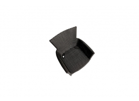 Rattan Esstisch Set Atlanta schwarz