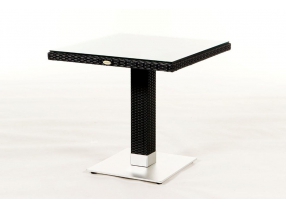 Rattan Tisch Set Cefilo black