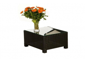 Beistelltisch für Rattan Liege Florentina black